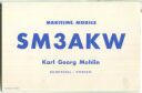 QSL - Funkkarte - SM3AKW - Sweden