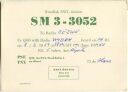 Postkarte - QSL - QTH - Funkkarte - SM-3-3052 - Sweden