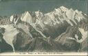 Ansichtskarte - Schweiz - Massif du Mont-Blanc