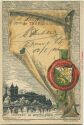Thurgau - Künstlerkarte von Helène Hantz - Canton de Thurgovie
