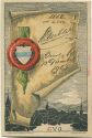 Zug - Künstlerkarte von Helène Hantz