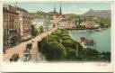 Postkarte - Luzern - Schweizerhofquai mit Hofkirche und Rigi