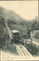 Postkarte - Ferrovia Monte S. Salvatore - Eisenbahn