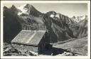 Windgällenhütte mit Oberalpstock - Foto-AK 40er Jahre