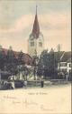Postkarte - Peseux - Eglise - beschrieben 1909