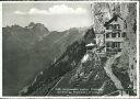 Ansichtskarte - Schweiz - Kanton Appenzell - Berggasthaus Aescher-Wildkirchli