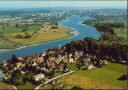 Fotokarte - Gottlieben am Untersee mit Rhein Kreuzlingen und Konstanz