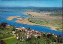 Ansichtskarte - Gottlieben mit Rhein und Untersee