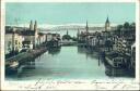 Postkarte - Zürich - Blick vom Mühlesteg