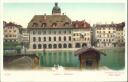 Luzern - Rathaus - Schutzmarke Preis-Karte ca. 1900