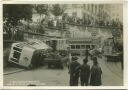 Zürich - Das Strassenbahnunglück vom 10.09.1930 an der Gloriastrasse - Foto-AK