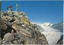 Eggishorngipfel - Großer Aletschgletscher - Ansichtskarte