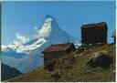Zermatt - Stadel und Spycher - Ansichtskarte