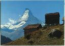 Zermatt - Stadel und Spycher - Ansichtskarte