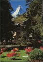 Zermatt - Garten - Ansichtskarte