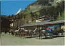 Zermatt - Pferdekutschen - Ansichtskarte