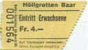 Höllgrotten Baar - Eintrittskarte
