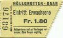 Höllgrotten Baar - Eintrittskarte