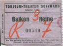 Zug Gotthardstrasse 18 - Tonfilm-Theater Gotthard - Kinokarte