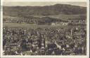 Zürich gegen den Uetliberg - Foto-AK