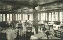 Ansichtskarte - 1923 Les Marecottes - Hotel-Pension Mont-Blanc - La salle a manger