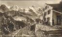 Ansichtskarte - Faulhorn-Hotel mit Eiger - Mönch und Jungfrau