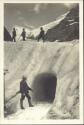 Oberer Grindelwaldgletscher - Eingang zur Eisgrotte - Foto-AK