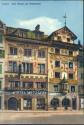 Postkarte - Luzern - Alte Häuser am Weinmarkt - Hotel Metzgern