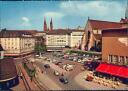 Postkarte - Basel - Barfüsserplatz