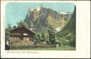 Postkarte - Grindelwald und Wetterhorn ca. 1900