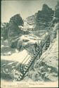 Postkarte - Grindelwald - Bäregg - die Leitern