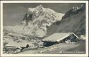 Grindelwald mit Wetterhorn - Foto-AK