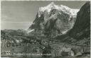 Grindelwald und Wetterhorn - Foto-AK 50er Jahre