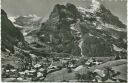 Grindelwald - Fiescherhörner und Eiger - Foto-AK 50er Jahre