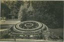 Interlaken - Blumenuhr im Kurgarten - Foto-AK