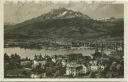 Postkarte - Luzern mit Pilatus