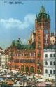 Postkarte - Basel - Rathaus