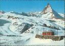 Ansichtskarte - Schweiz - Kanton Wallis - Zermatt Gornergratbahn