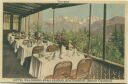 Postkarte - Hotel Waldrand-Beau Sejour - Beatenberg - Terrasse ca. 1920