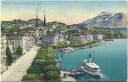 Postkarte - Luzern - Schweizerhofquai mit Rigi
