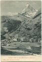 Postkarte - Zermatt et le Mont Cervin