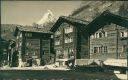 Ansichtskarte - Kanton Wallis - Zermatt - Dorfplatz in Alt-Zermatt