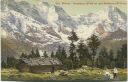 Postkarte - Mürren - Grosshorn und Breithorn ca. 1920