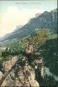 Ansichtskarte - Ruine Campi an der Albula-Bahn