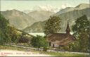 St. Beatenberg - Kirche mit Eiger Mönch und Jungfrau