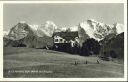 Foto-AK - Hotel Amisbühl - Eiger Mönch und Jungfrau