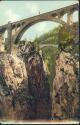 Albulabahn - Alte und neue Solisbrücke - Postkarte