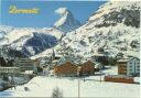 Zermatt mit Matterhorn - AK Grossformat