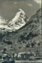 Foto-AK - Zermatt und Matterhorn