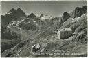 Sustlihütte gegen Passhöhe mit Susten- und Gwächtenhorn - Foto-AK